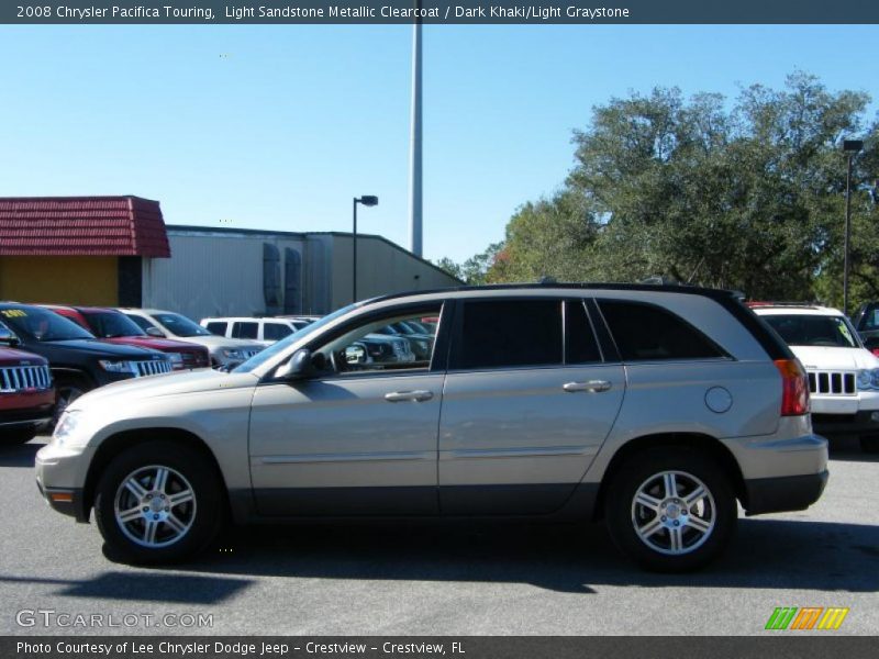 Light Sandstone Metallic Clearcoat / Dark Khaki/Light Graystone 2008 Chrysler Pacifica Touring