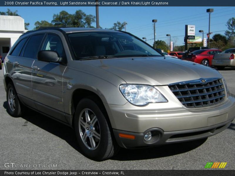 Light Sandstone Metallic Clearcoat / Dark Khaki/Light Graystone 2008 Chrysler Pacifica Touring
