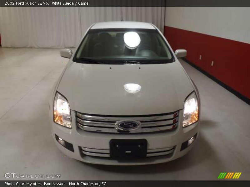 White Suede / Camel 2009 Ford Fusion SE V6
