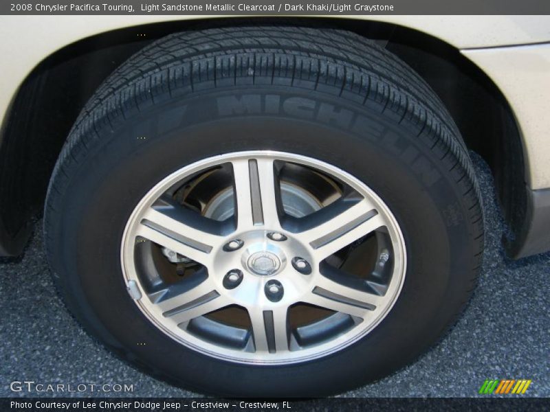 Light Sandstone Metallic Clearcoat / Dark Khaki/Light Graystone 2008 Chrysler Pacifica Touring