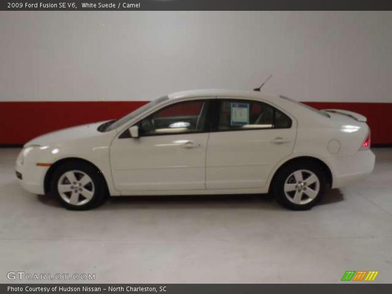 White Suede / Camel 2009 Ford Fusion SE V6