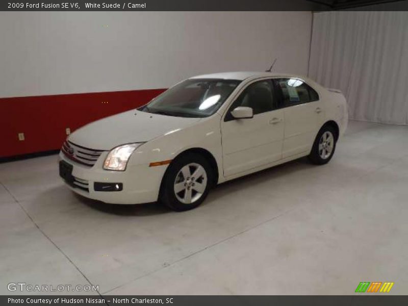 White Suede / Camel 2009 Ford Fusion SE V6