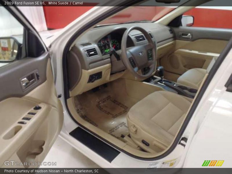 White Suede / Camel 2009 Ford Fusion SE V6