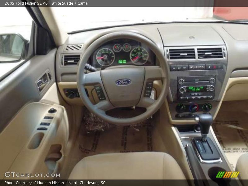 White Suede / Camel 2009 Ford Fusion SE V6