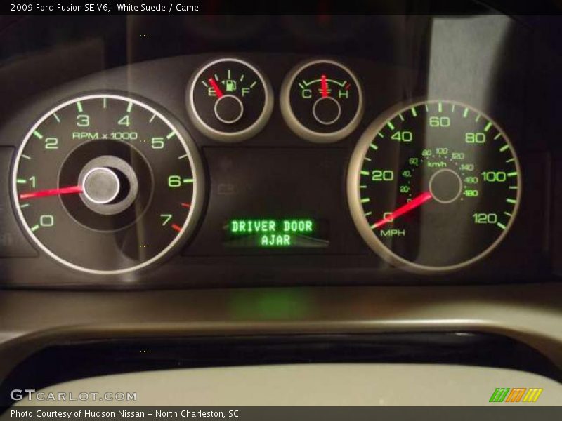 White Suede / Camel 2009 Ford Fusion SE V6