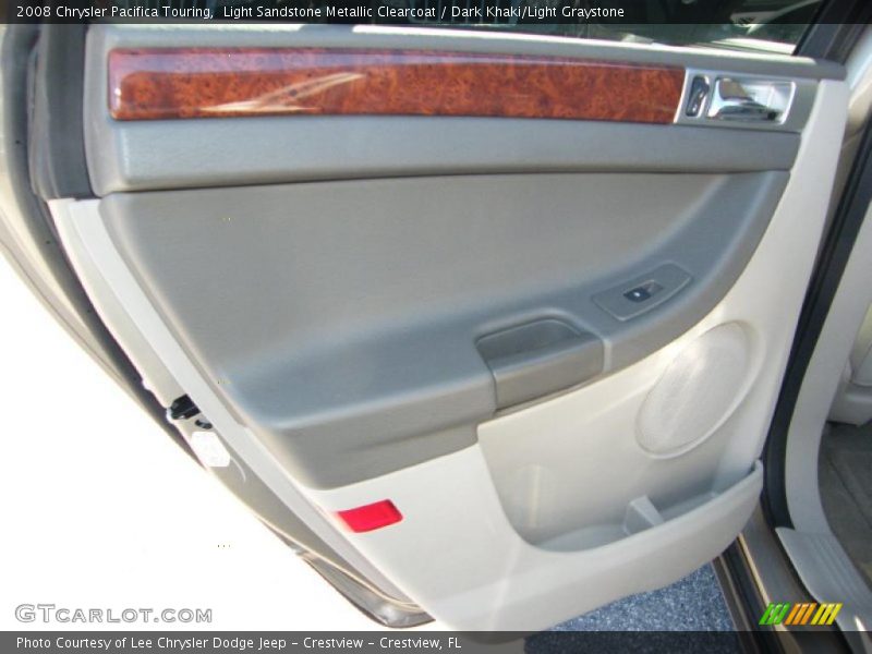 Light Sandstone Metallic Clearcoat / Dark Khaki/Light Graystone 2008 Chrysler Pacifica Touring