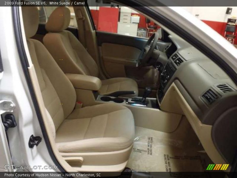 White Suede / Camel 2009 Ford Fusion SE V6