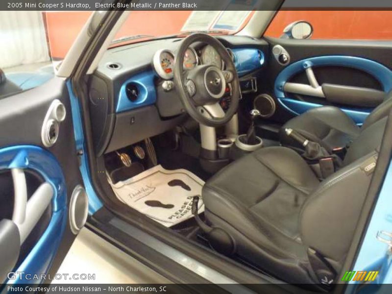 Electric Blue Metallic / Panther Black 2005 Mini Cooper S Hardtop