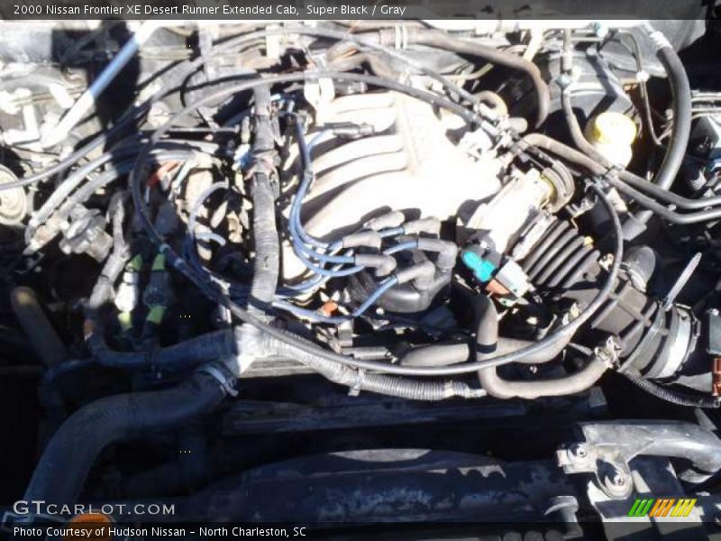 Super Black / Gray 2000 Nissan Frontier XE Desert Runner Extended Cab