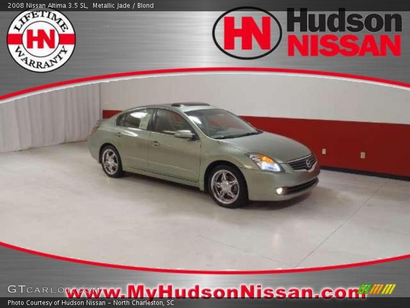 Metallic Jade / Blond 2008 Nissan Altima 3.5 SL