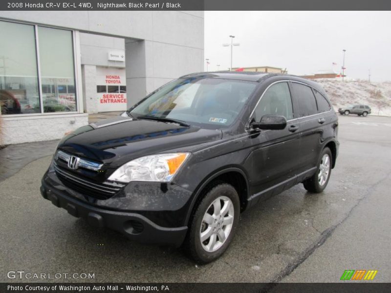 Nighthawk Black Pearl / Black 2008 Honda CR-V EX-L 4WD