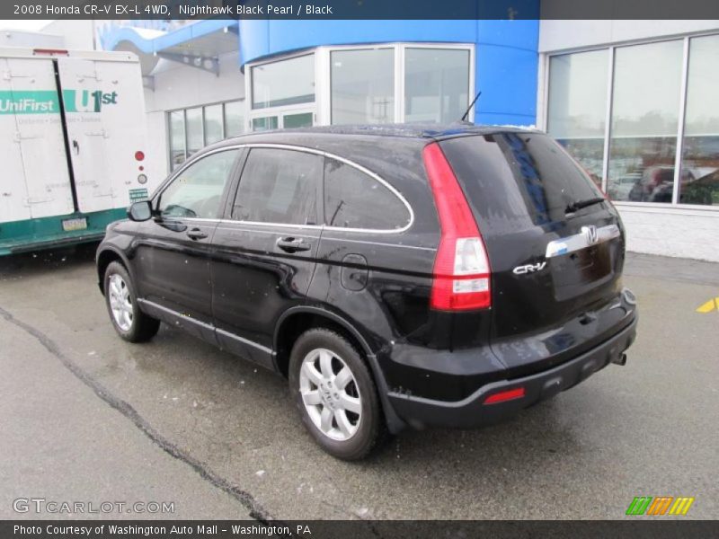 Nighthawk Black Pearl / Black 2008 Honda CR-V EX-L 4WD