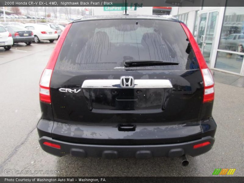 Nighthawk Black Pearl / Black 2008 Honda CR-V EX-L 4WD