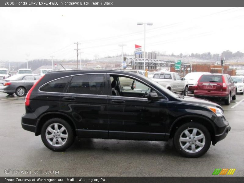 Nighthawk Black Pearl / Black 2008 Honda CR-V EX-L 4WD