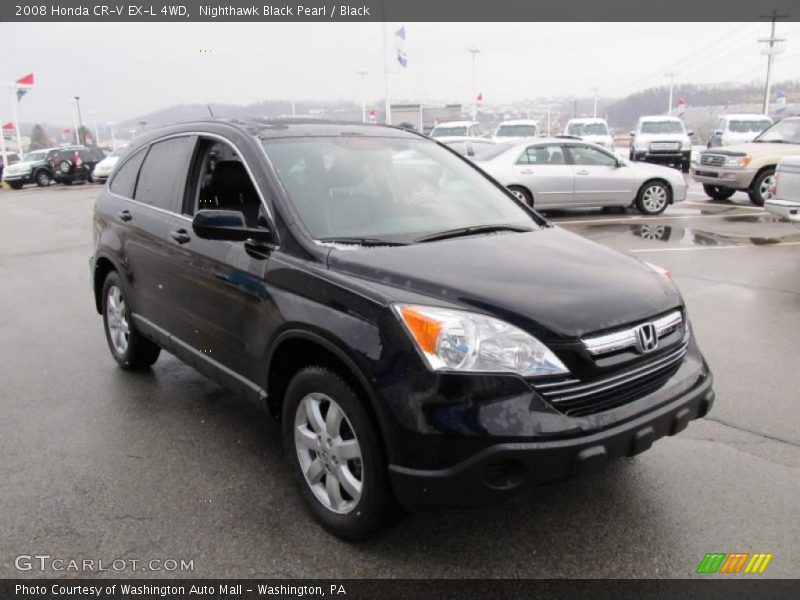 Nighthawk Black Pearl / Black 2008 Honda CR-V EX-L 4WD