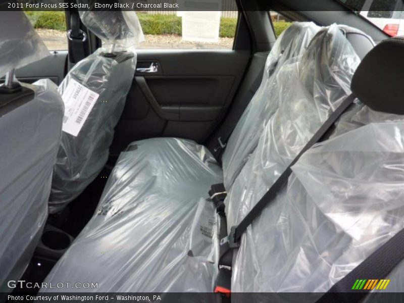 Ebony Black / Charcoal Black 2011 Ford Focus SES Sedan