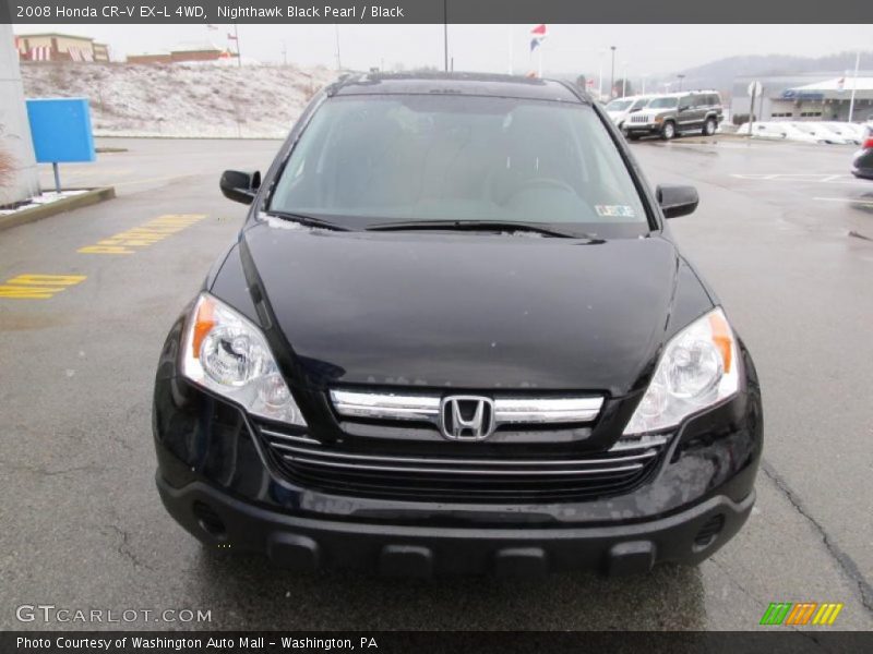 Nighthawk Black Pearl / Black 2008 Honda CR-V EX-L 4WD