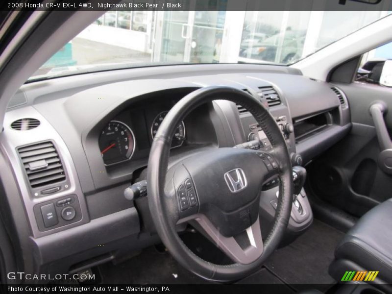 Nighthawk Black Pearl / Black 2008 Honda CR-V EX-L 4WD