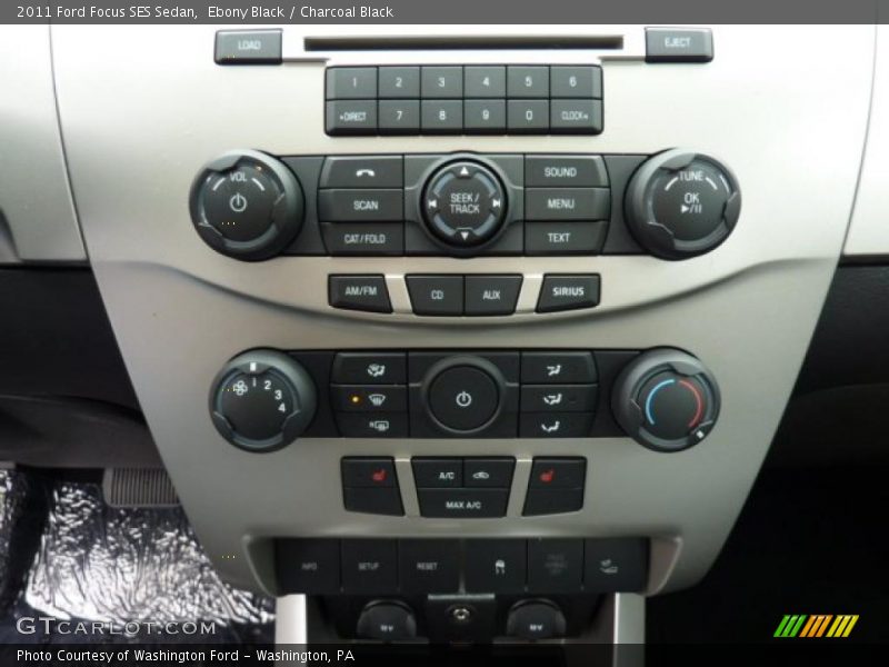 Ebony Black / Charcoal Black 2011 Ford Focus SES Sedan