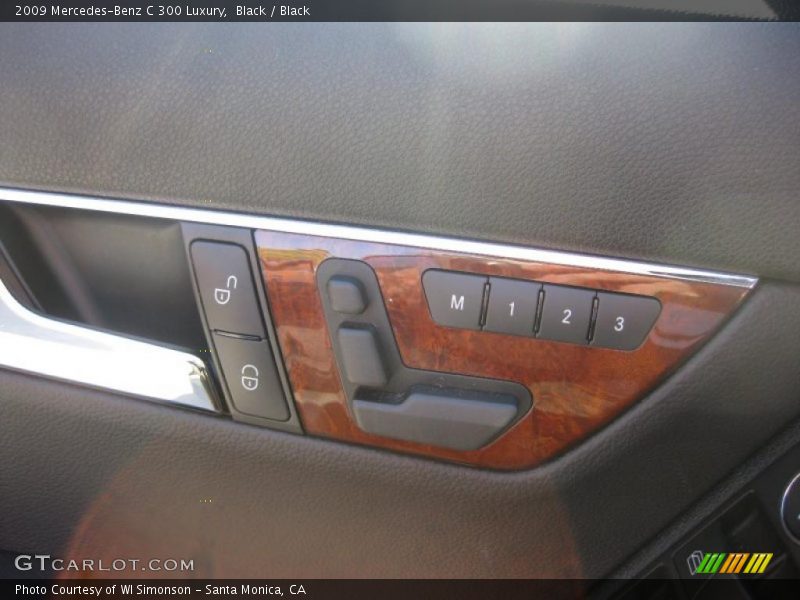 Black / Black 2009 Mercedes-Benz C 300 Luxury