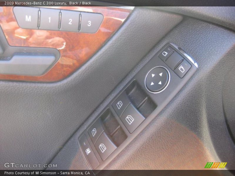 Black / Black 2009 Mercedes-Benz C 300 Luxury