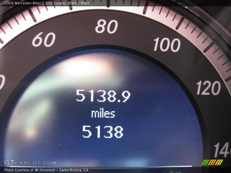 Black / Black 2009 Mercedes-Benz C 300 Luxury