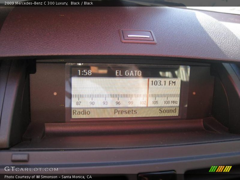 Black / Black 2009 Mercedes-Benz C 300 Luxury