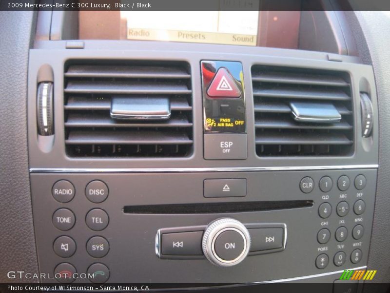 Black / Black 2009 Mercedes-Benz C 300 Luxury