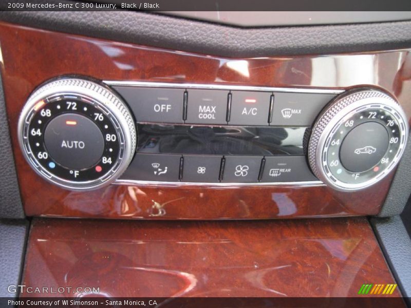 Black / Black 2009 Mercedes-Benz C 300 Luxury