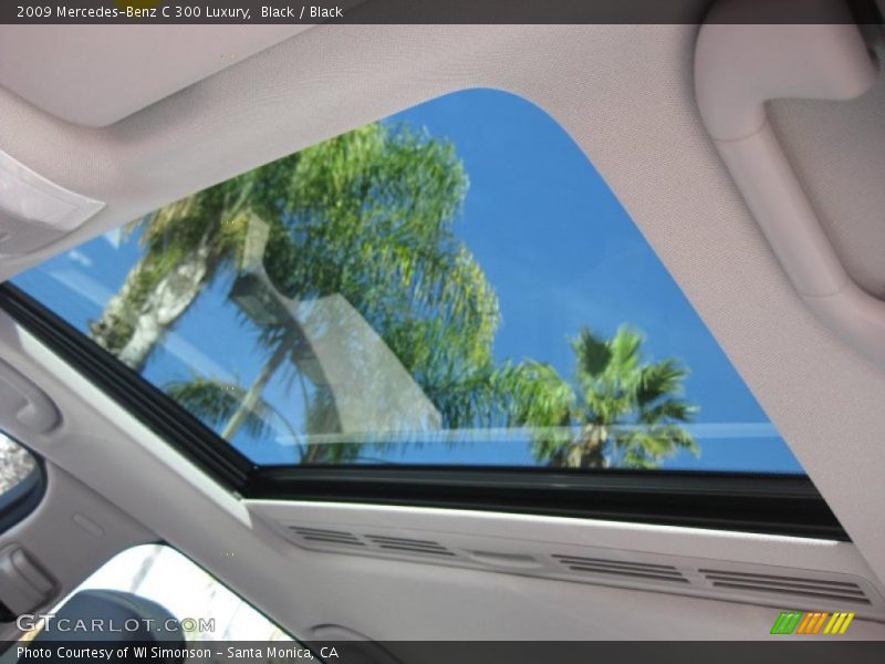 Black / Black 2009 Mercedes-Benz C 300 Luxury