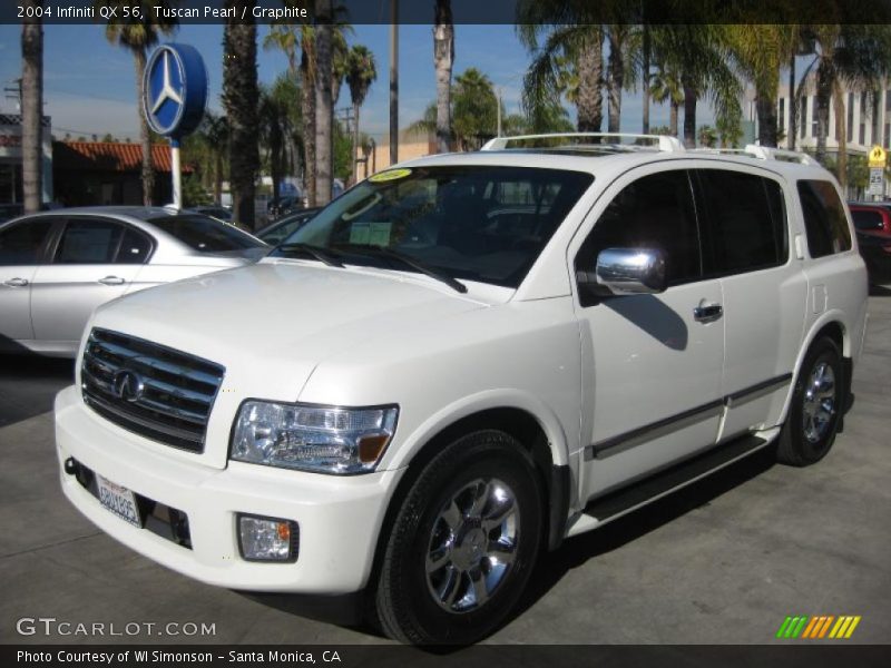 Tuscan Pearl / Graphite 2004 Infiniti QX 56