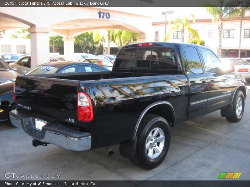 Black / Dark Gray 2005 Toyota Tundra SR5 Access Cab