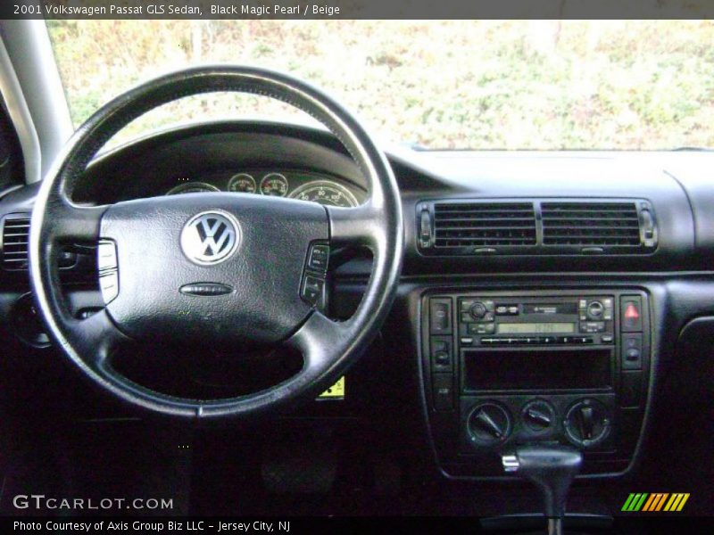 Black Magic Pearl / Beige 2001 Volkswagen Passat GLS Sedan