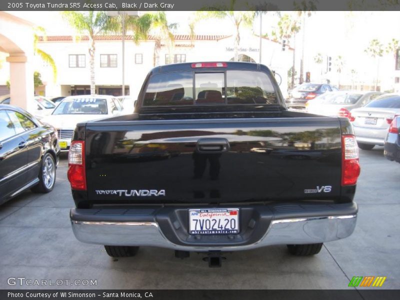 Black / Dark Gray 2005 Toyota Tundra SR5 Access Cab