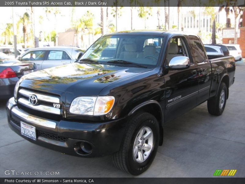 Black / Dark Gray 2005 Toyota Tundra SR5 Access Cab