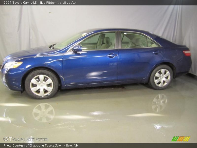 Blue Ribbon Metallic / Ash 2007 Toyota Camry LE