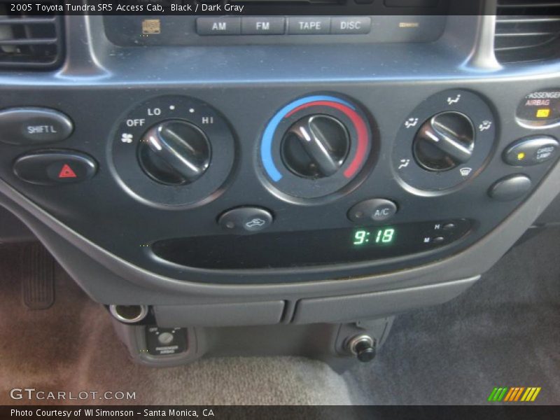 Black / Dark Gray 2005 Toyota Tundra SR5 Access Cab