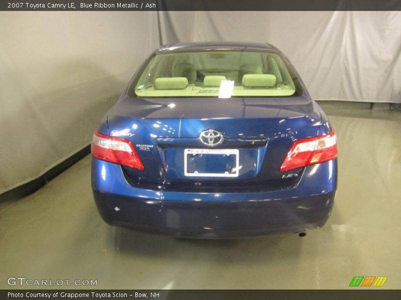 Blue Ribbon Metallic / Ash 2007 Toyota Camry LE