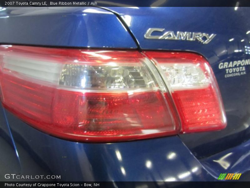 Blue Ribbon Metallic / Ash 2007 Toyota Camry LE
