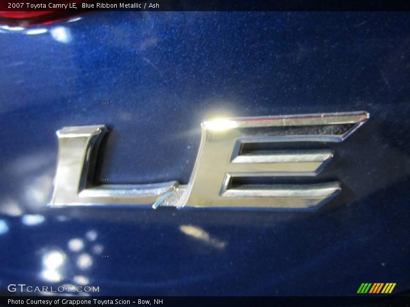 Blue Ribbon Metallic / Ash 2007 Toyota Camry LE