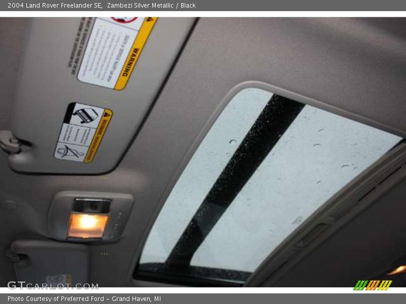 Zambezi Silver Metallic / Black 2004 Land Rover Freelander SE