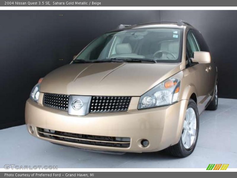 Sahara Gold Metallic / Beige 2004 Nissan Quest 3.5 SE