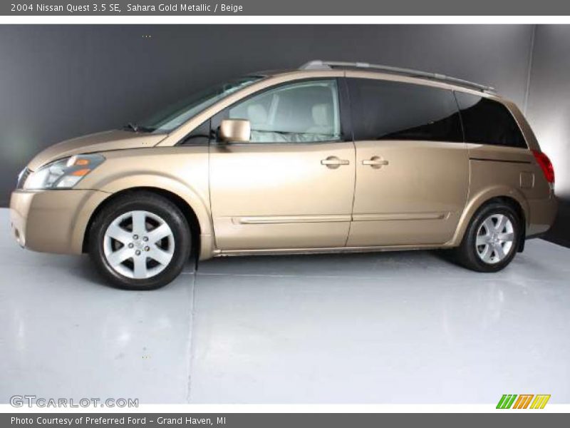 Sahara Gold Metallic / Beige 2004 Nissan Quest 3.5 SE
