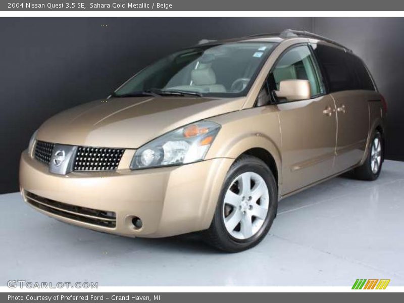 Sahara Gold Metallic / Beige 2004 Nissan Quest 3.5 SE