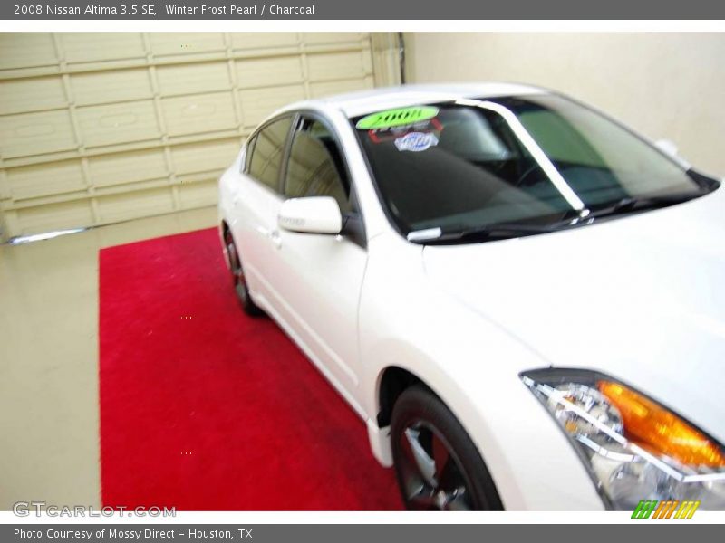 Winter Frost Pearl / Charcoal 2008 Nissan Altima 3.5 SE