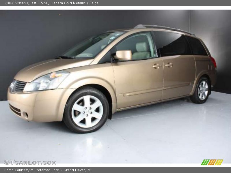 Sahara Gold Metallic / Beige 2004 Nissan Quest 3.5 SE