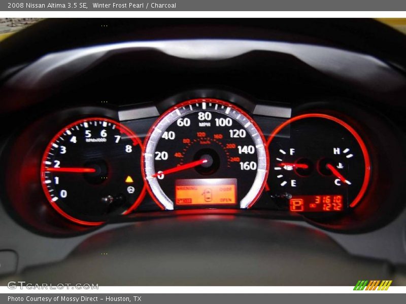 Winter Frost Pearl / Charcoal 2008 Nissan Altima 3.5 SE