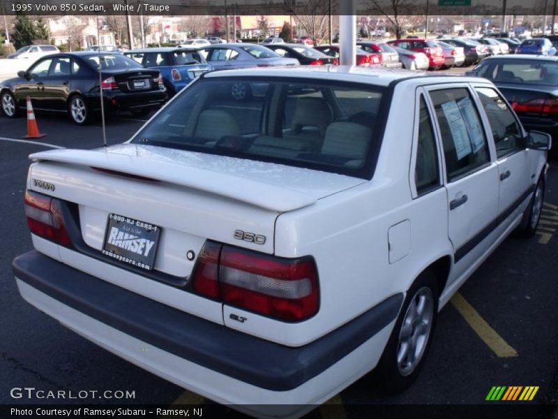 White / Taupe 1995 Volvo 850 Sedan