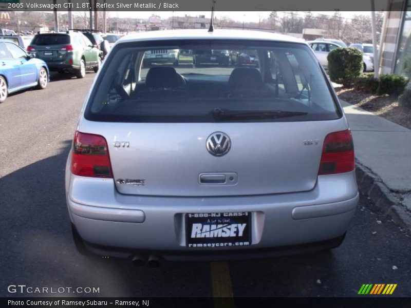 Reflex Silver Metallic / Black 2005 Volkswagen GTI 1.8T