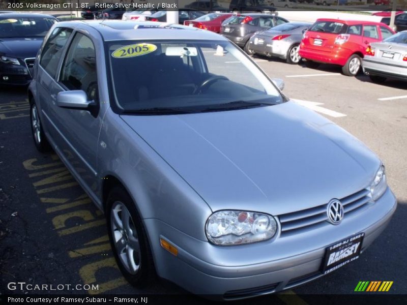 Reflex Silver Metallic / Black 2005 Volkswagen GTI 1.8T
